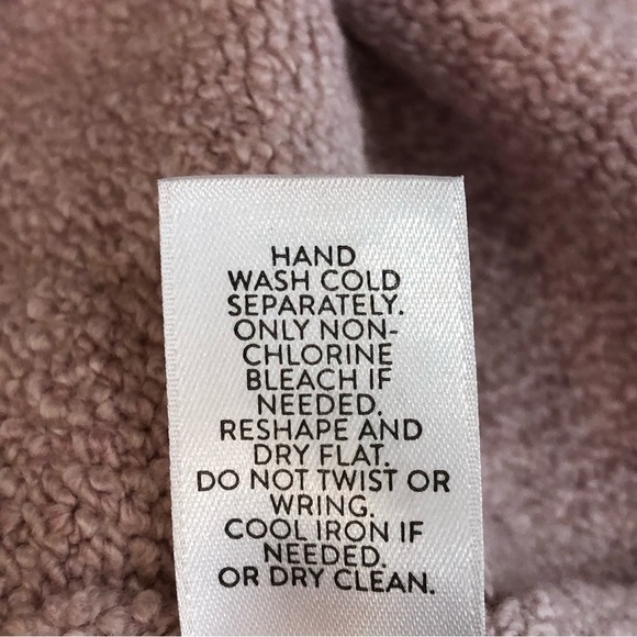 Pure Jill J. Jill shell pink boucle knit sweater hoodie LP - Picture 8 of 9